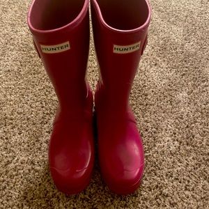Mid Hunter boots, size women’s 8, lightly worn